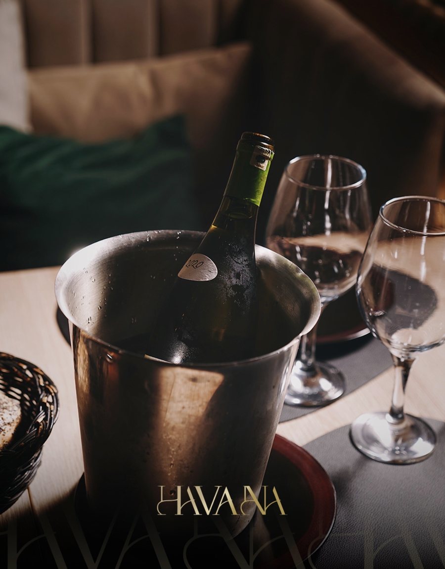 A table set at Havana, Rabat Agdal